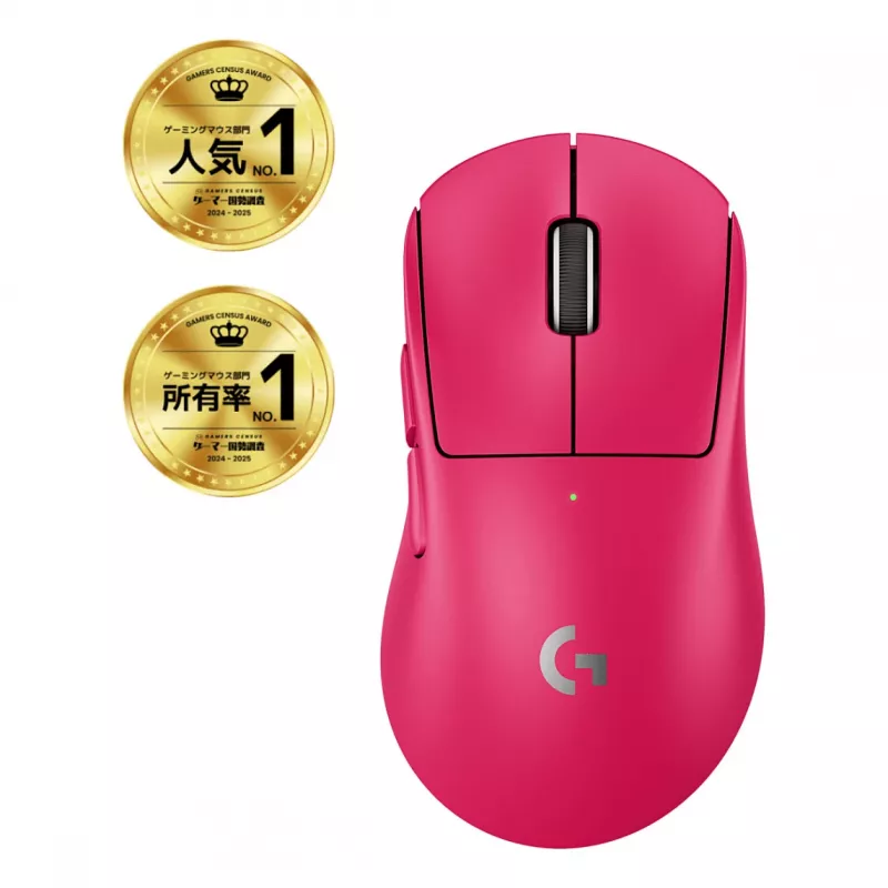 Rato Logitech G 910-007374 para destros RF Wireless ótico 44.000 DPI 1 ms 5 botões magenta