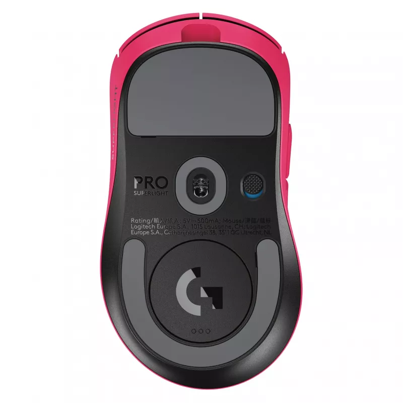Rato Logitech G 910-007374 para destros RF Wireless ótico 44.000 DPI 1 ms 5 botões magenta