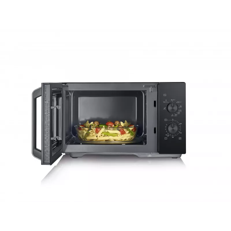 Micro-ondas combinado SEVERIN MW 7792, aparelho de bancada, 20 L, 900 W, preto, botões e manípulos rotativos