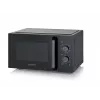 Micro-ondas combinado SEVERIN MW 7792, aparelho de bancada, 20 L, 900 W, preto, botões e manípulos rotativos