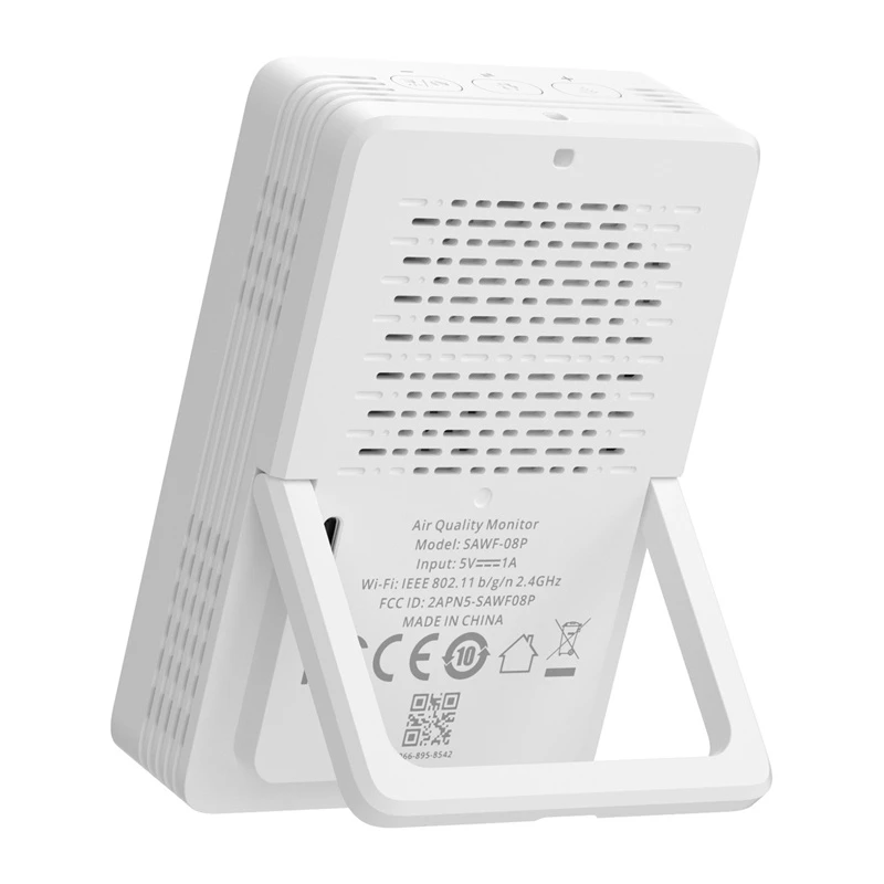 Sonoff AirGuard CO2 SAWF-08P medidor de qualidade do ar WiFi LCD