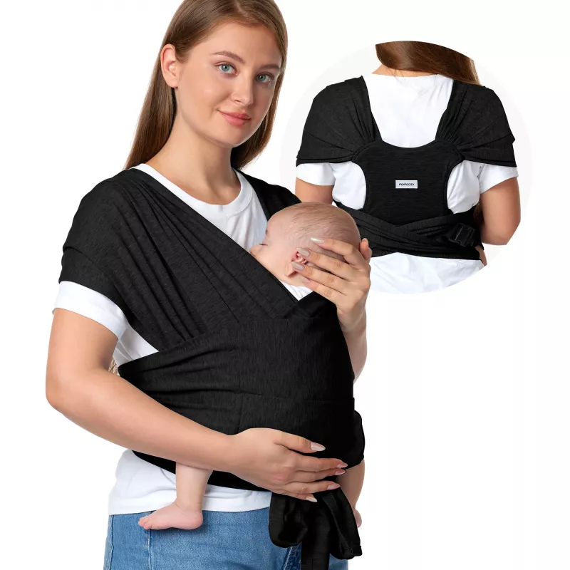 Porta-bebé Momcozy Baby Wrap preto | Porta-bebé |