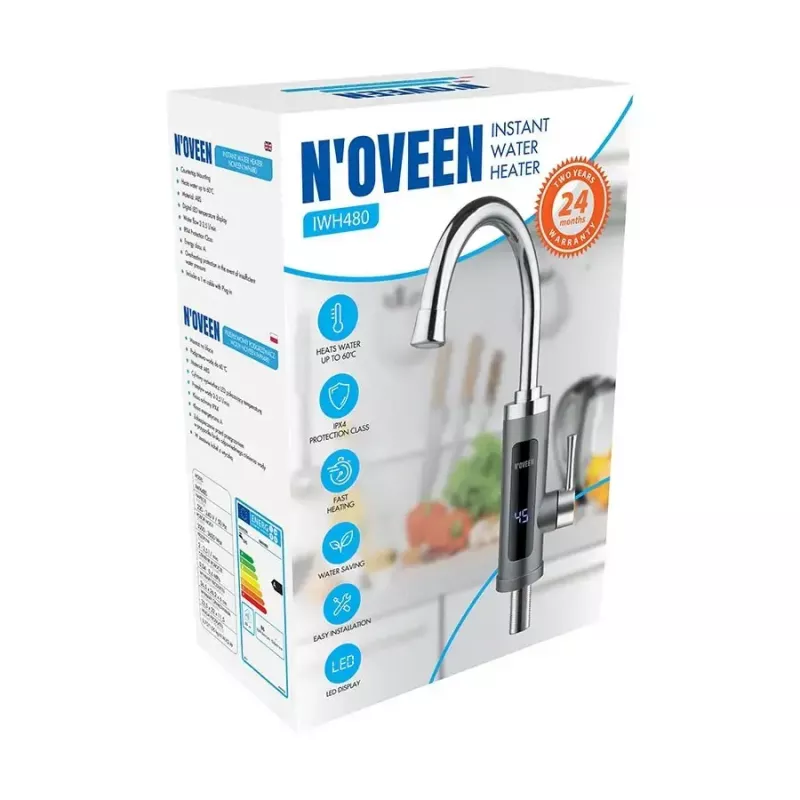 Esquentador elétrico NOVEEN IWH480 — esquentador elétrico, modelo IWH480
