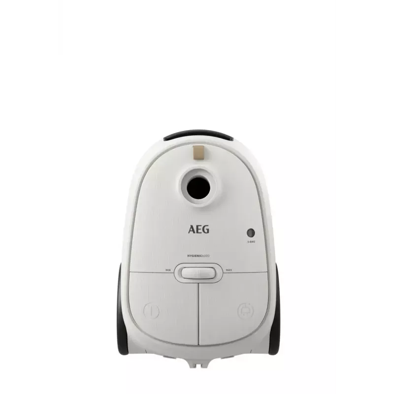 Aspirador de pó AEG AB61H6SW — 850 W, limpeza a seco, saco de pó de 3,5 L, filtro Allergy Plus, branco