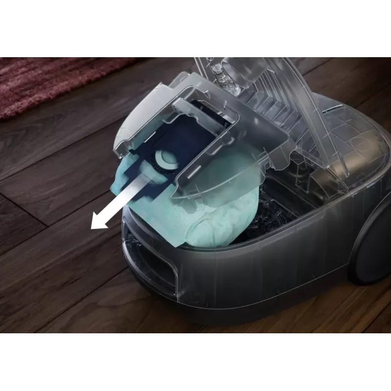 Aspirador de pó AEG AB61H6SW — 850 W, limpeza a seco, saco de pó de 3,5 L, filtro Allergy Plus, branco