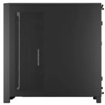 Caixa de PC mid-tower CORSAIR FRAME 4000D RS Wood – preto/nogueira