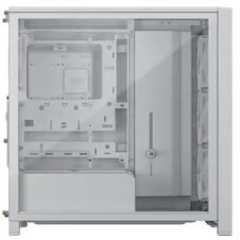 Caixa de PC mid-tower CORSAIR FRAME 4000D RS Wood branco/carvalho, mid-tower compatível com ATX, vidro temperado
