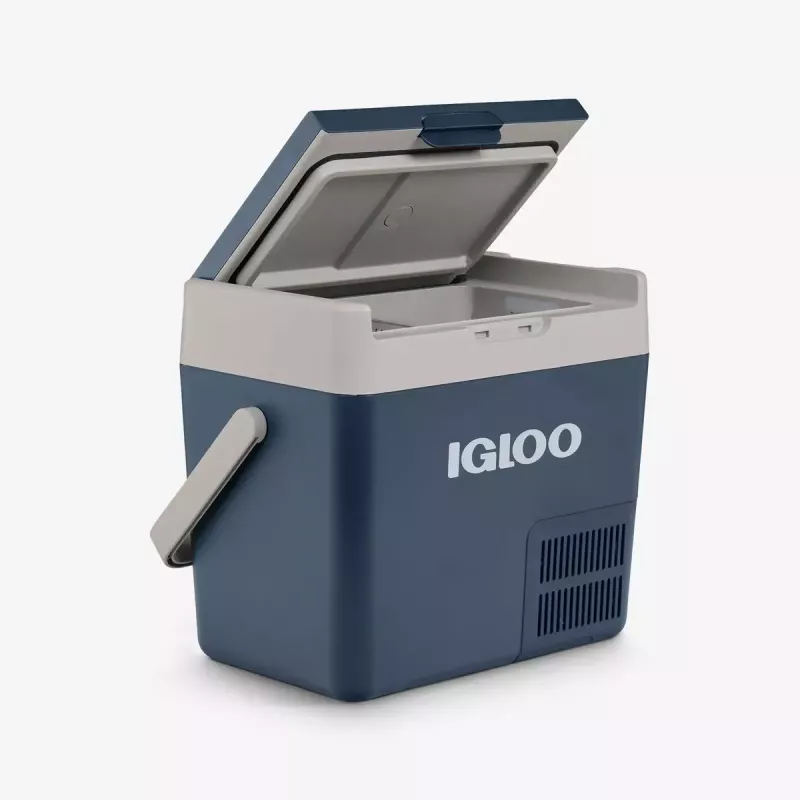 Arca frigorífica Igloo ICF 18 refrigerador elétrico 18,9 L, corrente AC/DC, -18 a 20 °C