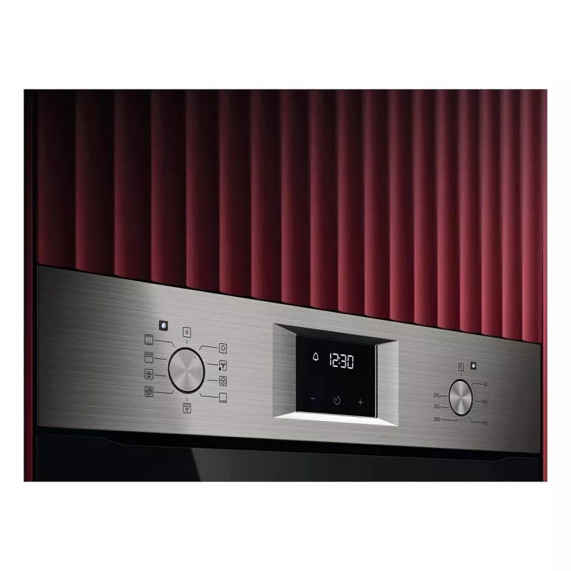 Forno elétrico de encastrar AEG Série 5000 OU5AB20SM – 72 l, A+, aço inoxidável/Preto, comandos táteis e rotativos