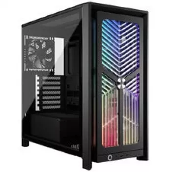 Caixa de PC Mid-Tower Corsair FRAME 4000X RS Preta Ventoinhas RGB 4x RS120 PWM