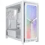 Corsair FRAME 4000X RS Caixa de PC Mid-Tower, vidro temperado, branca