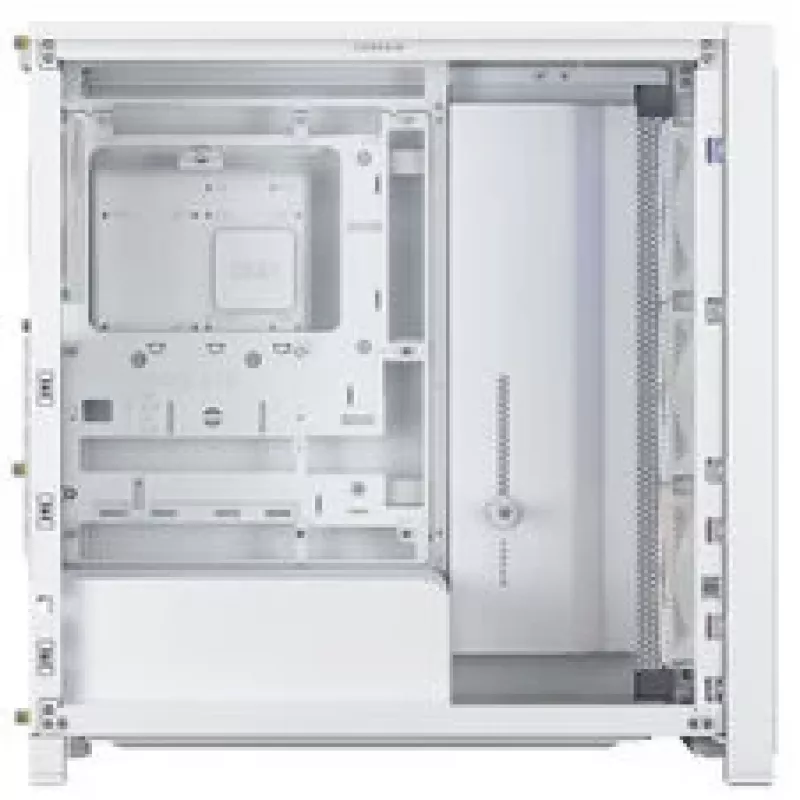Corsair FRAME 4000X RS Caixa de PC Mid-Tower, vidro temperado, branca