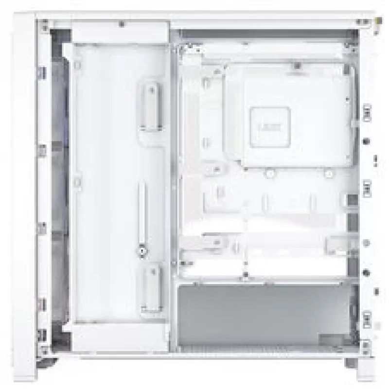 Corsair FRAME 4000X RS Caixa de PC Mid-Tower, vidro temperado, branca