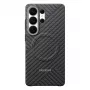 Capa Samsung Carbon Magnet Galaxy S26 Ultra, Cinzento-escuro