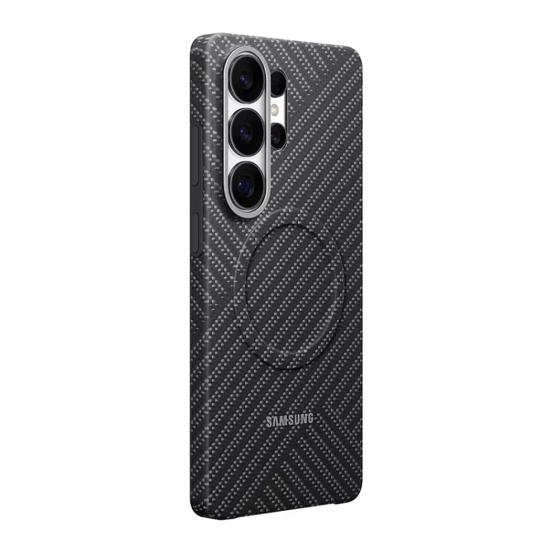 Capa Samsung Carbon Magnet Galaxy S26 Ultra, Cinzento-escuro