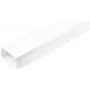Canal de cabos sólido StarTech.com com fita adesiva e tampa, 1-3/4(45mm)L x 1-1/8(27mm)A, 6ft(1,8m) de comprimento, kit de ocultação de cabos de rede/energia em PVC, sistema de canal de cabos de parede, UL L
