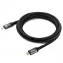 Cabo EQUIP USB4 Gen 2x2 C–C 3,0m, PD 100W, 4K/60Hz, 20Gbps, Preto