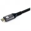 Cabo EQUIP USB4 Gen 2x2 C–C 3,0m, PD 100W, 4K/60Hz, 20Gbps, Preto