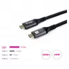 Cabo EQUIP USB4 Gen 2x2 C–C 3,0m, PD 100W, 4K/60Hz, 20Gbps, Preto