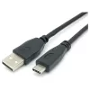 Cabo EQUIP USB 2.0 C para A M/M 0,5 m, USB 2.0, 0,48 Gbit/s, contactos niquelados, Preto