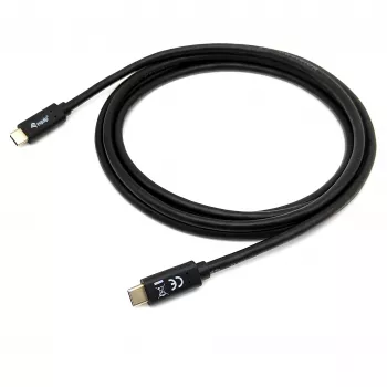 Cabo USB-C para USB-C EQUIP 128348, USB 3.2 Gen 1 (5 Gbit/s), PD 60 W, 0,5 m, preto