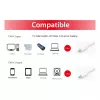 Cabo EQUIP USB 3.2 Gen 1 Type-C para Type-C 0,5 m PD 60 W 5 Gbit/s Branco