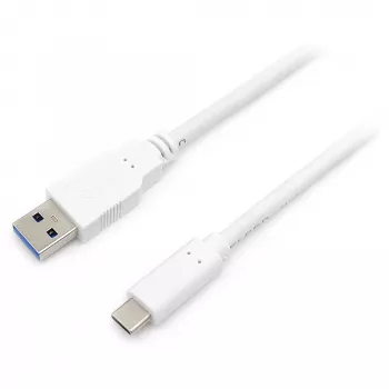 Cabo USB 3.2 Gen 1 C para A EQUIP 0,5 m 5 Gbit/s Branco (USB-C para USB-A, contactos niquelados)