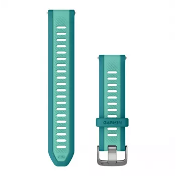 Pulseira de relógio de substituição de libertação rápida GARMIN 010-11251-AJ 20 mm Turquesa/Aqua