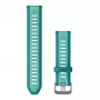 Pulseira de relógio de substituição de libertação rápida GARMIN 010-11251-AJ 20 mm Turquesa/Aqua