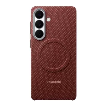Capa Samsung Carbon Magnet Galaxy S26+, vermelho