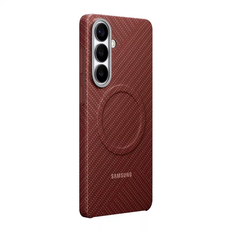 Capa Samsung Carbon Magnet Galaxy S26+, vermelho