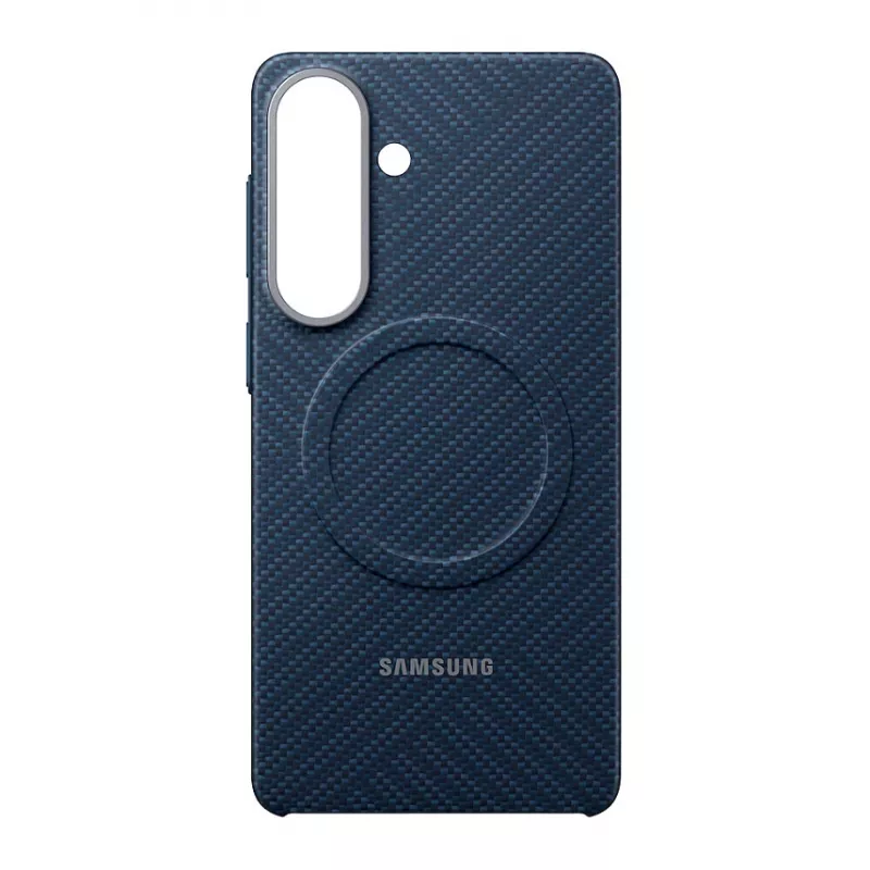 Capa Samsung Carbon Magnet Galaxy S26+, azul-escuro