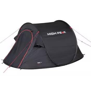 Tenda de túnel High Peak Vision 2 preta 10280