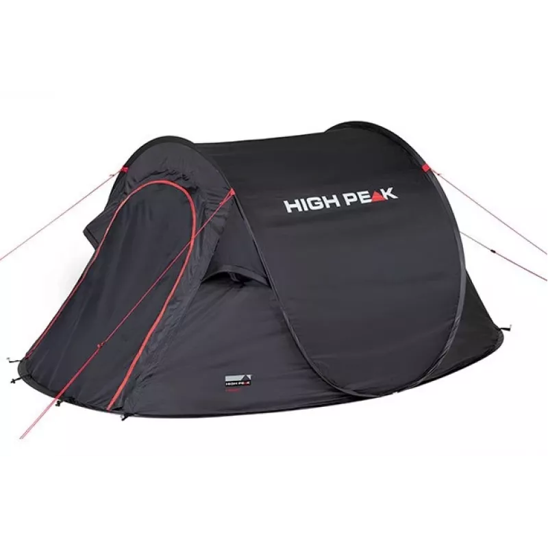 Tenda de túnel High Peak Vision 2 preta 10280