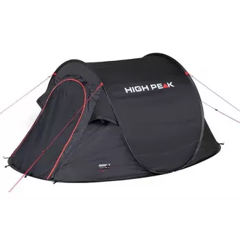 Tenda de túnel High Peak Vision 3 preta 10290