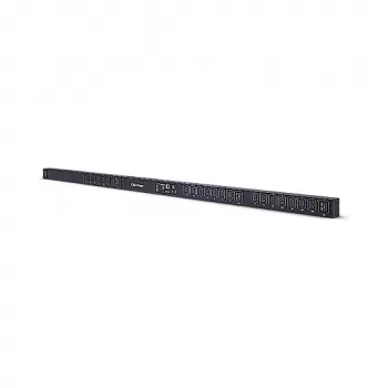 Unidade de distribuição de energia CYBERPOWER PDU81404 — medida/monitorizada/comutada 24 tomadas C13/C19 0U monofásica 200–240V 16A
