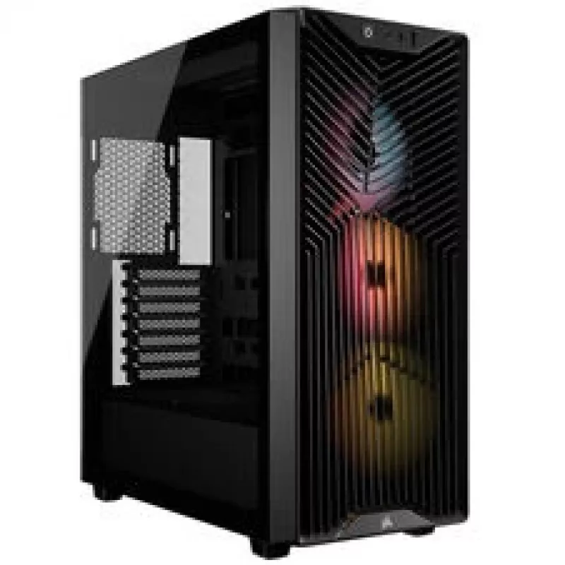 Caixa Corsair 3200D RS ARGB Mid-Tower Performance Preta - Torre - ATX