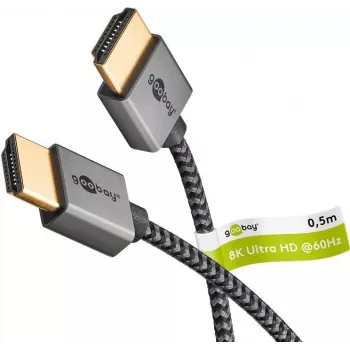Cabo HDMI Ultra High-Speed fino Goobay – 8K/60Hz (75756)