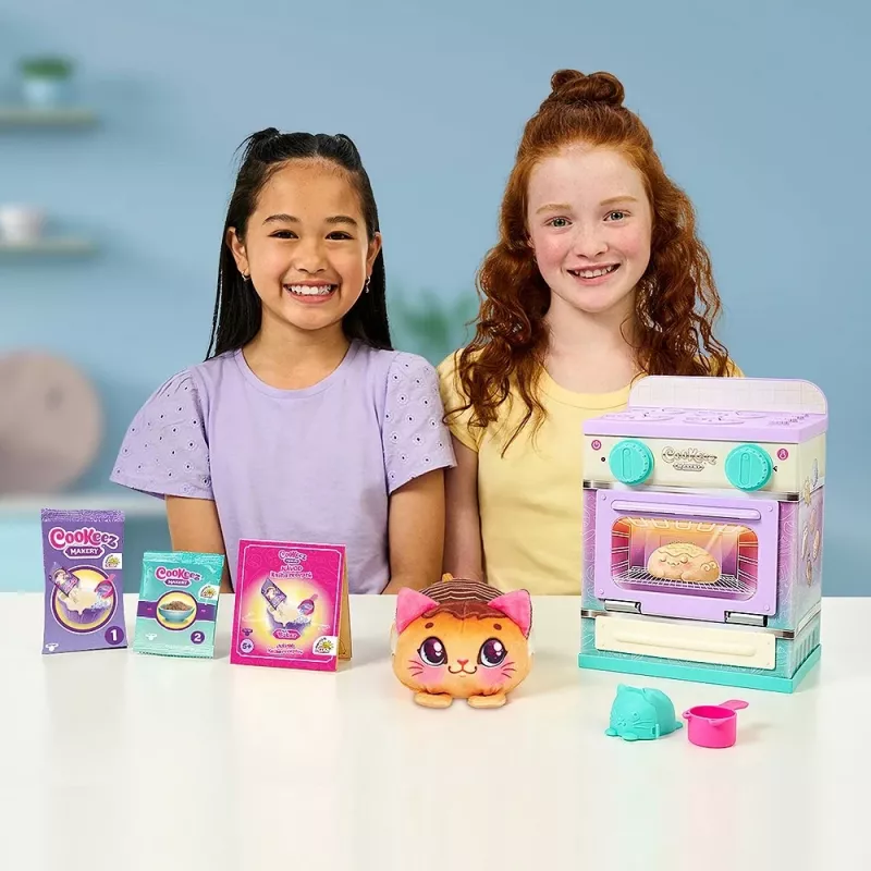 Conjunto criativo Cobi Cookeez Makery – Bolachas assadas, decoração de bolachas DIY e conjunto de brincar