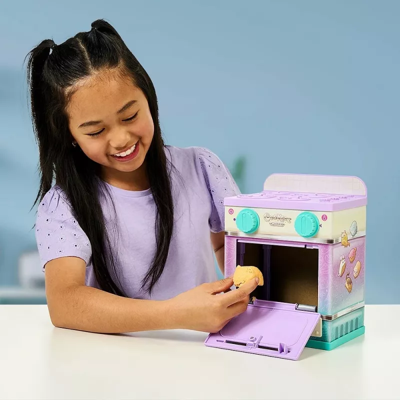 Conjunto criativo Cobi Cookeez Makery – Bolachas assadas, decoração de bolachas DIY e conjunto de brincar