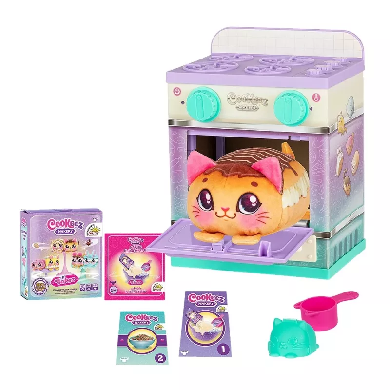 Conjunto criativo Cobi Cookeez Makery – Bolachas assadas, decoração de bolachas DIY e conjunto de brincar