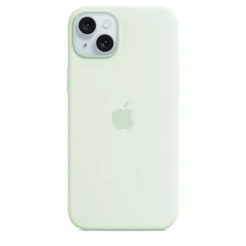 Capa de silicone com MagSafe para Apple iPhone 15 Plus – silicone, menta, para iPhone 15 Plus de 6,7 polegadas