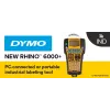DYMO RHINO 6000+ ABC CASE UK Transferência térmica direta preto amarelo