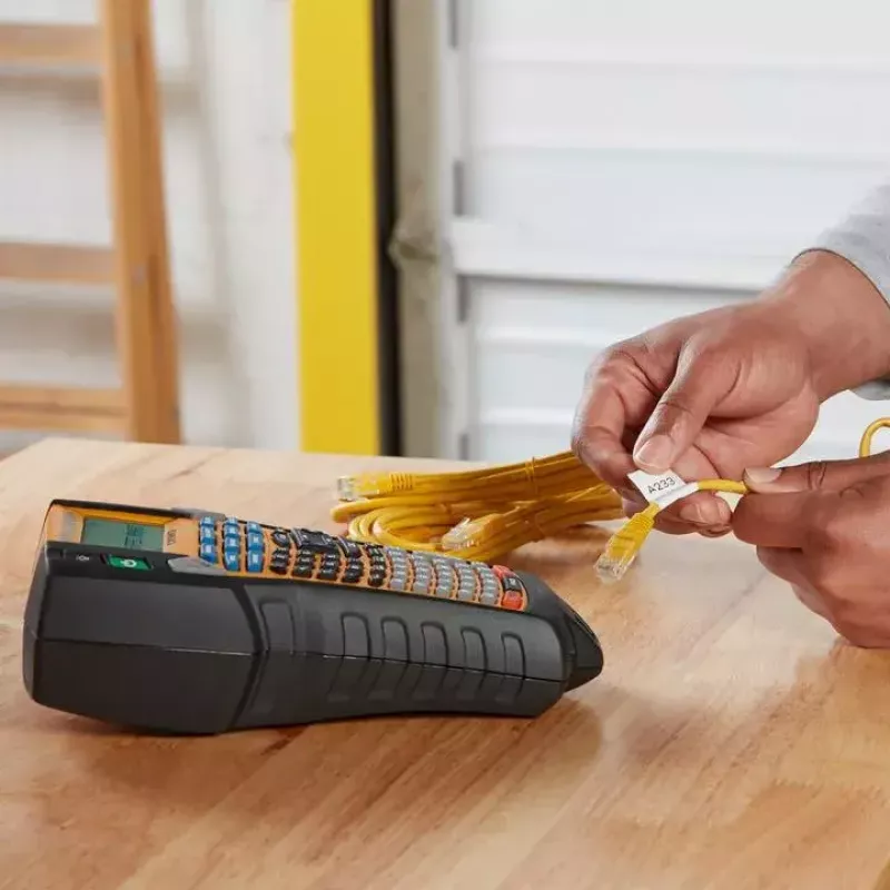 DYMO RHINO 6000+ ABC CASE UK Transferência térmica direta preto amarelo