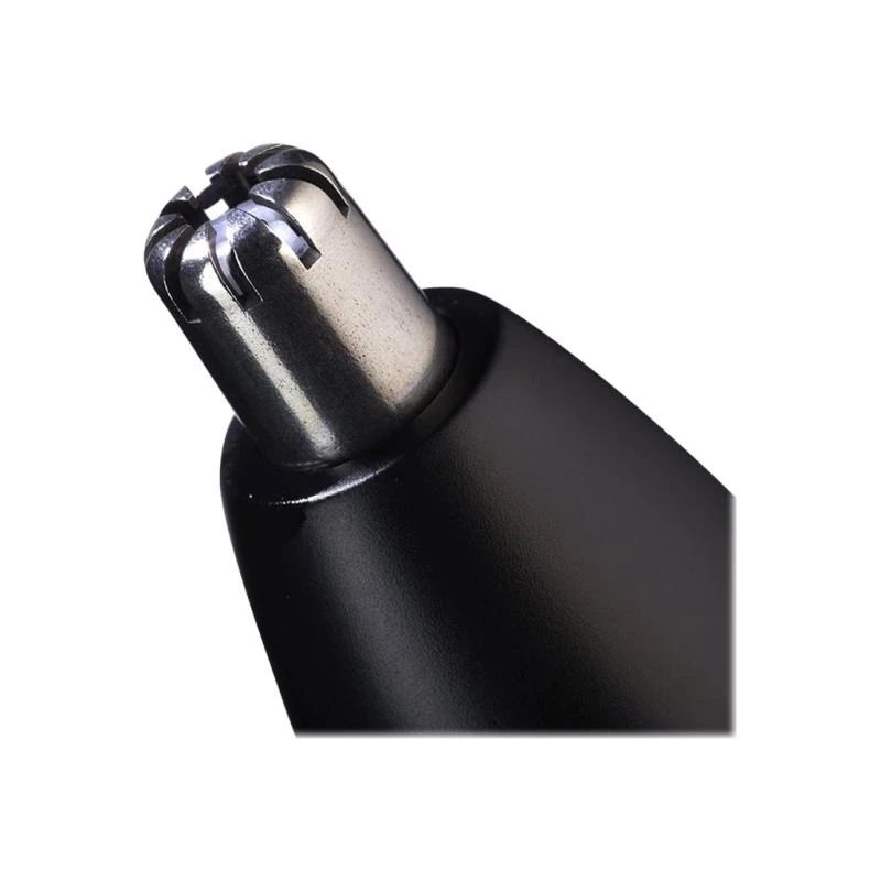 Aparador de precisão BABYLISS E652E para orelhas e nariz, preto, pilha AA