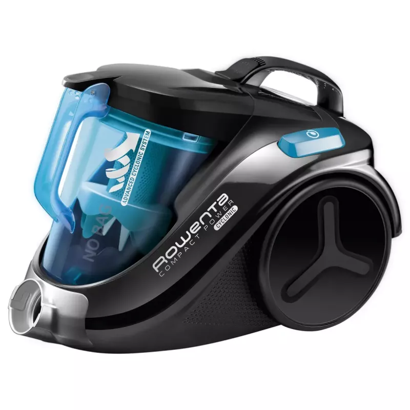 Aspirador vertical ROWENTA Compact Power RO3731 — 750 W, a seco, sem saco 1,5 L, filtro de espuma + HEPA