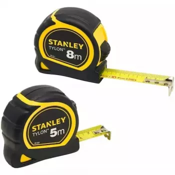 Fita métrica Stanley Tylon pack duplo STHT0-74260, 5 m/19 mm e 8 m/25 mm