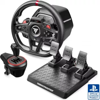 Volante de corrida com Force Feedback Thrustmaster T248R com conjunto de mudanças para PS5/PC