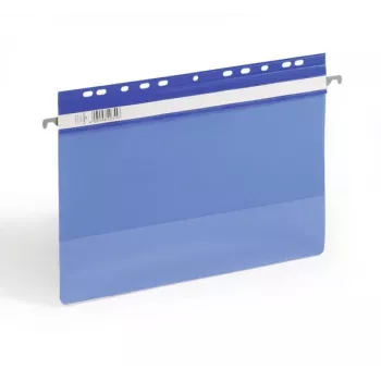 Dossier suspenso Durable 2561-06 A4 plástico azul transparente