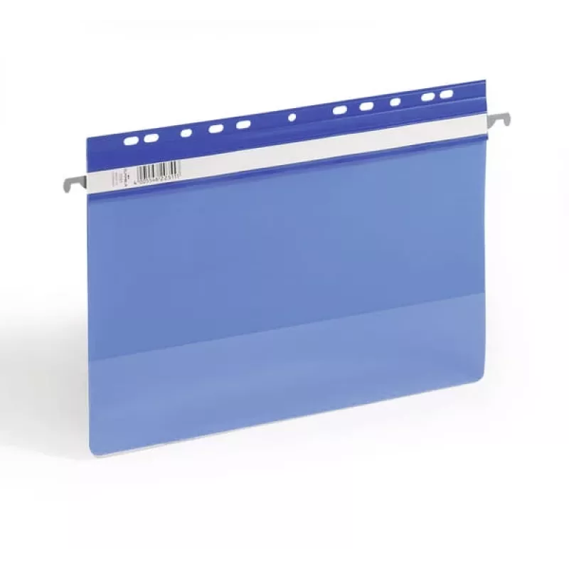 Dossier suspenso Durable 2561-06 A4 plástico azul transparente